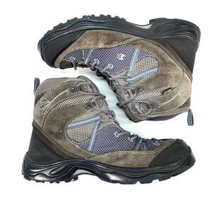 Garmont Gore-Tex Vibram Soles Womens Hiking Boots Grey/Blue Sz 6